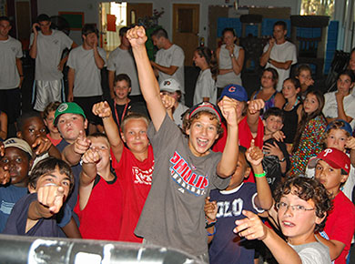 rockwood boys cheering