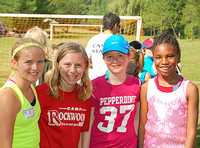 rockwood girls on soccer field